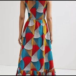 Sika Geometric Maxi Dress